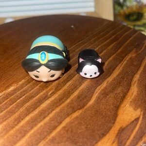 Disney Tsum Tsum Jasmine MEDIUM Vinyl Figure Aladdin Princess Black Goliath Cat
